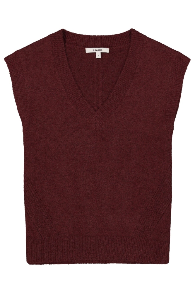 Garcia bordeaux dames trui | Vooraanzicht