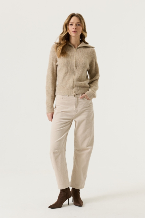 Garcia beige dames vest | Model