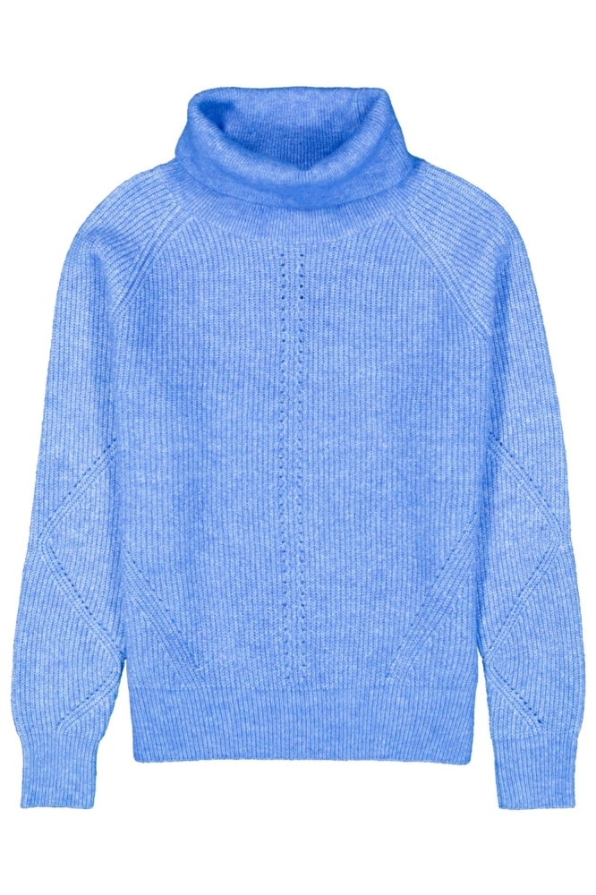 Garcia blauwe dames trui | Vooraanzicht