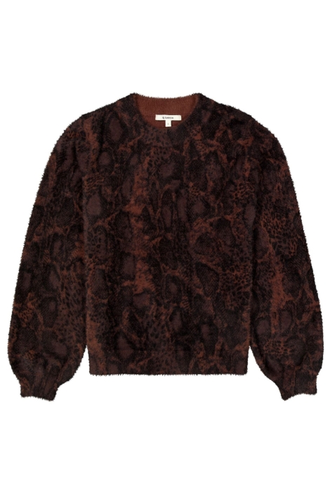 Garcia bruine dames trui | Vooraanzicht