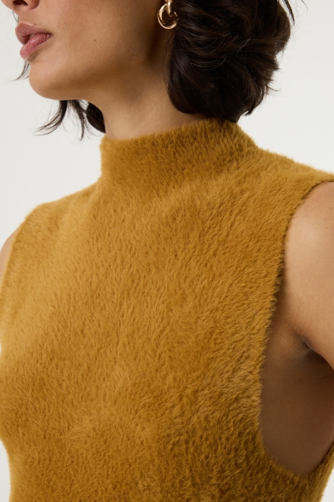 Garcia gele dames trui | Close up