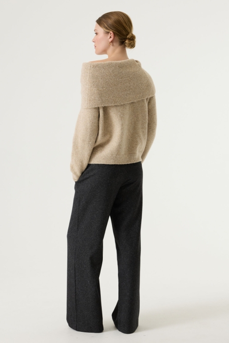 Garcia beige dames trui | Model