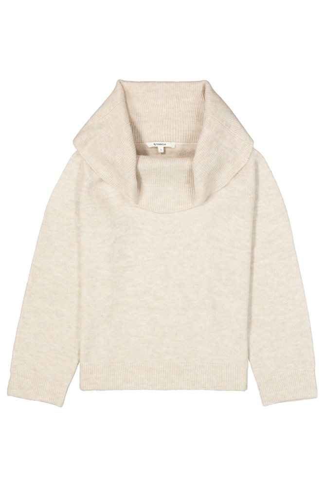 Garcia beige dames trui | Vooraanzicht