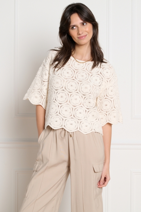 LolaLiza beige dames trui | 