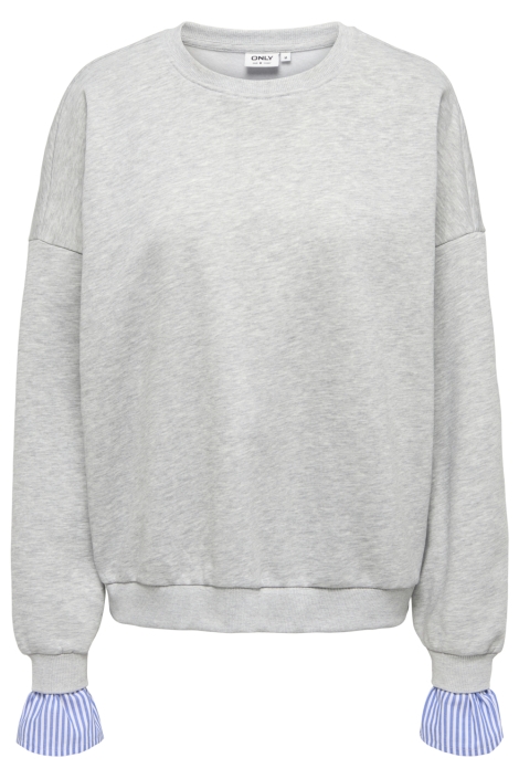 Only grijze dames sweater | Vooraanzicht