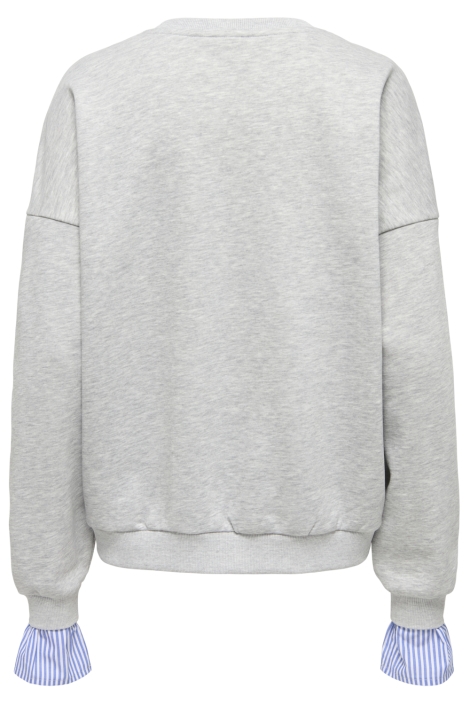 Only grijze dames sweater | Achteraanzicht
