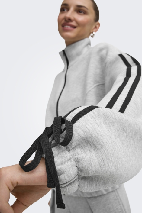 Only grijze dames vest | Close up