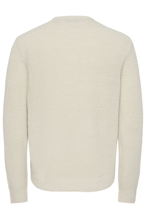 Only & Sons beige heren trui | Achteraanzicht