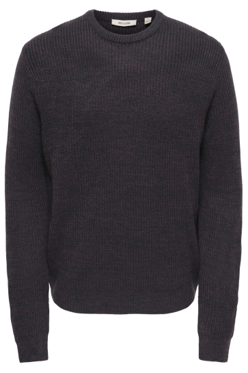 Only & Sons onsjonas reg crew neck knit Blauw