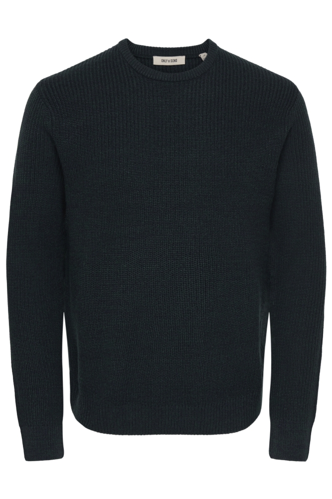 Only & Sons blauwe heren trui | Vooraanzicht