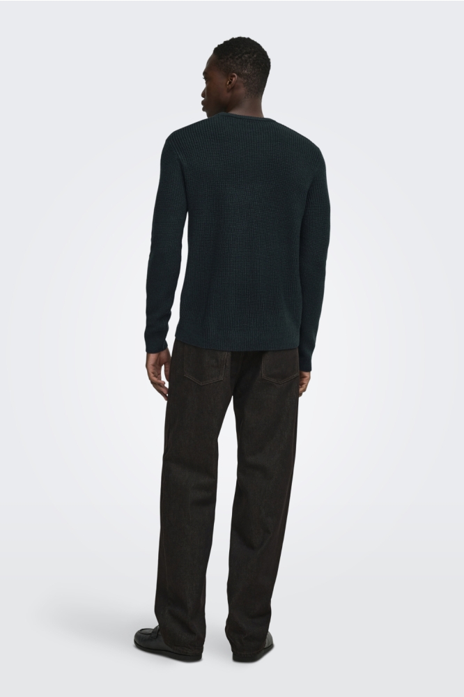 Only & Sons blauwe heren trui | Model