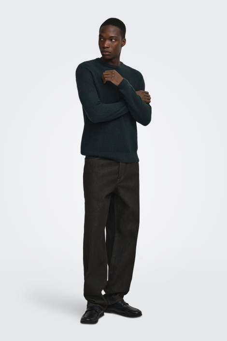 Only & Sons blauwe heren trui | Model