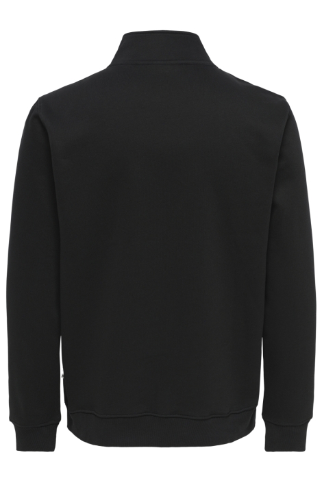 Only & Sons zwarte heren sweater | Achteraanzicht