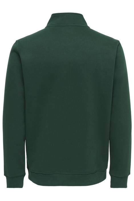 Only & Sons groene heren sweater | Achteraanzicht