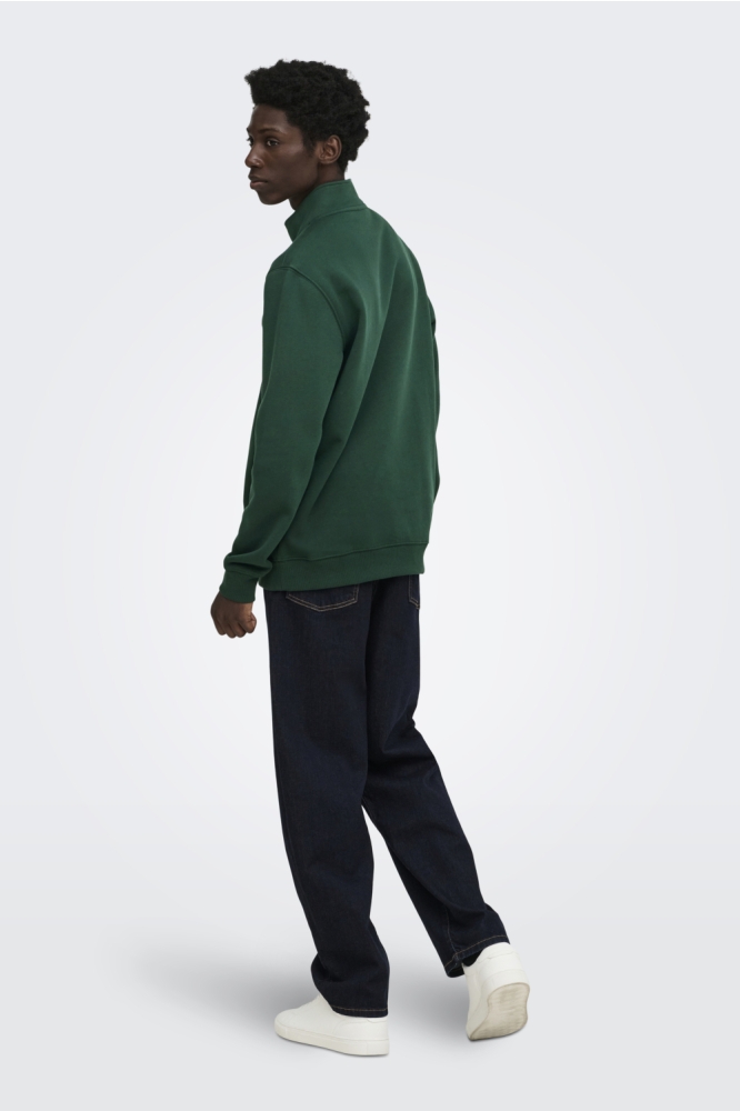 Only & Sons groene heren sweater | Model