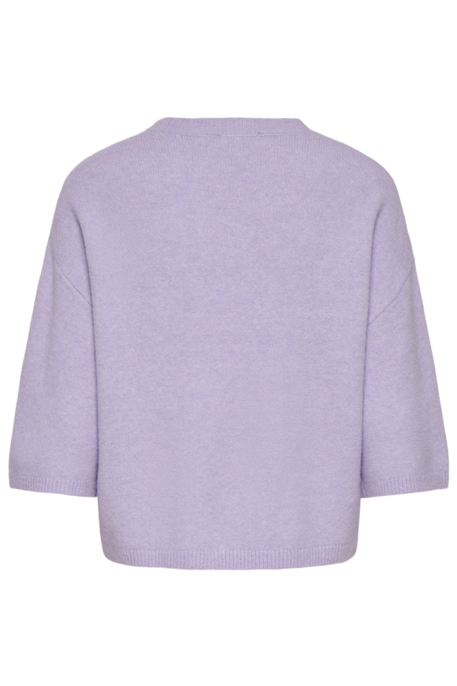 Jacqueline de Yong paarse dames trui | Achteraanzicht
