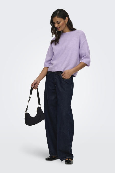 Jacqueline de Yong paarse dames trui | Model