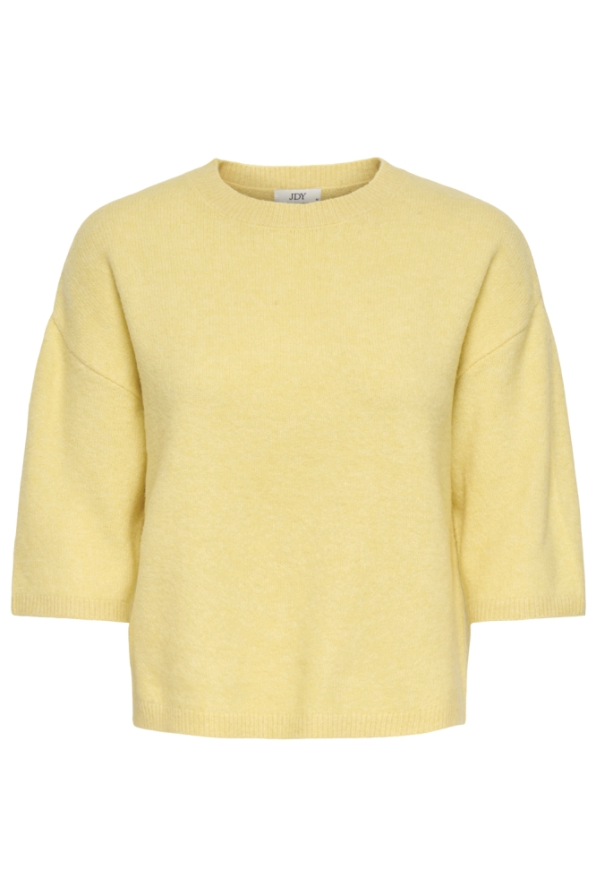 Jacqueline de Yong gele dames trui | Vooraanzicht
