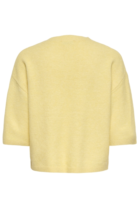 Jacqueline de Yong gele dames trui | Achteraanzicht