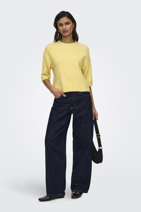 Jacqueline de Yong gele dames trui | Model