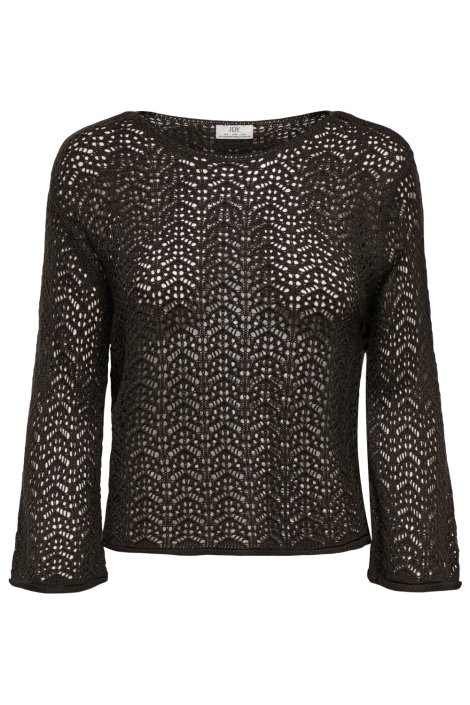 Jacqueline de Yong bruine dames trui | Vooraanzicht