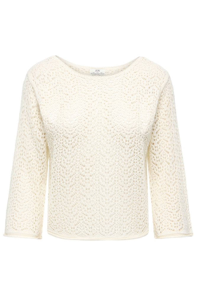 Jacqueline de Yong beige dames trui | Vooraanzicht