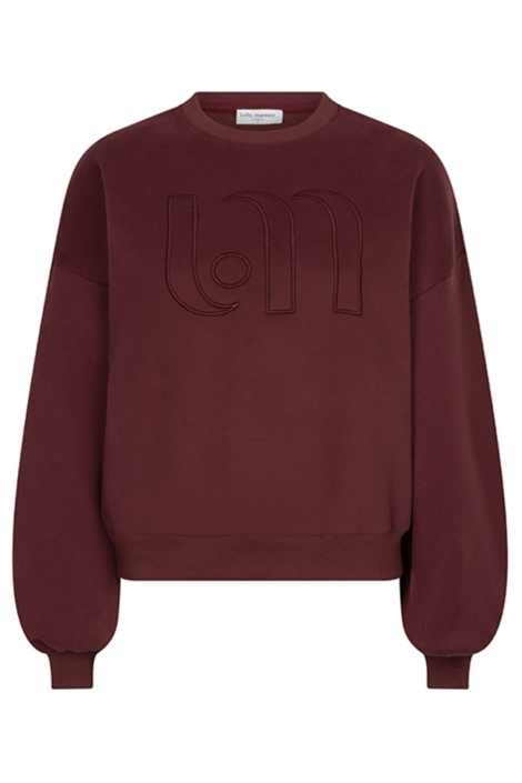 Lofty Manner bordeaux dames trui | Achteraanzicht