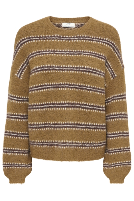 Jacqueline de Yong camel dames trui | Vooraanzicht