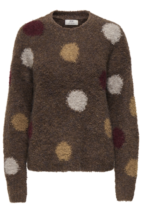 Jacqueline de Yong camel dames trui | Vooraanzicht