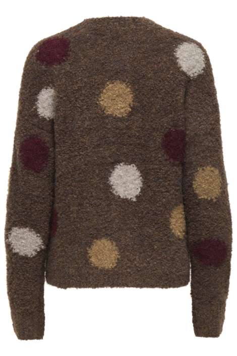Jacqueline de Yong camel dames trui | Achteraanzicht