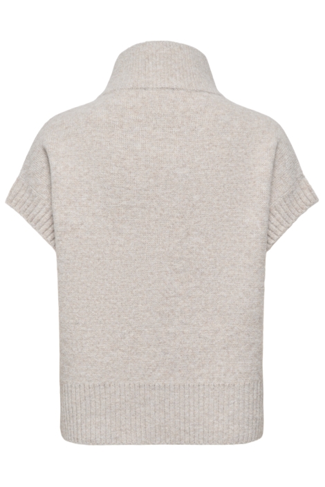 Jacqueline de Yong beige dames vest | Achteraanzicht