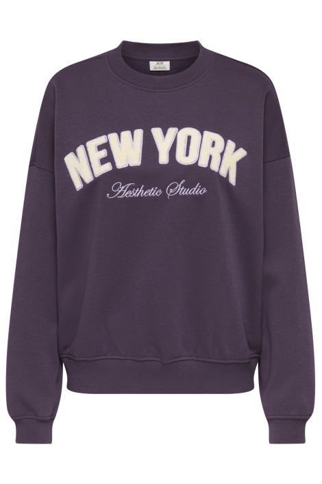 Jacqueline de Yong paarse dames sweater | Vooraanzicht