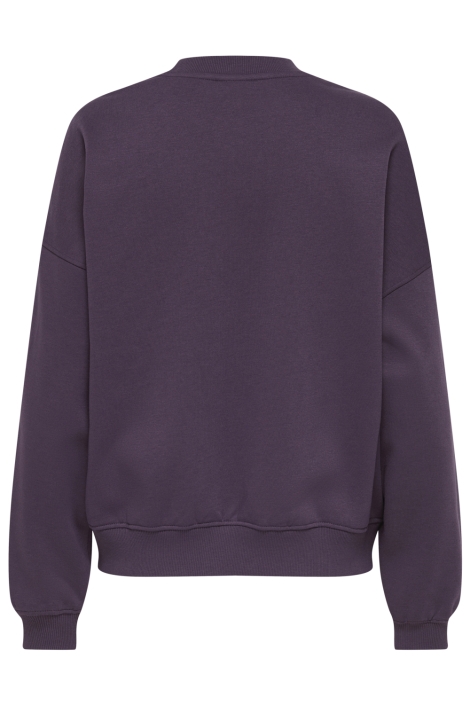 Jacqueline de Yong paarse dames sweater | Achteraanzicht