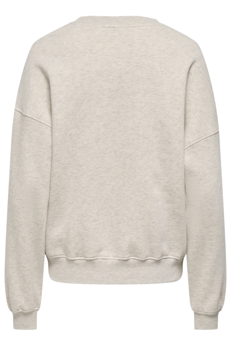 Jacqueline de Yong grijze dames sweater | Achteraanzicht