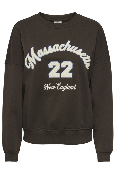 Jacqueline de Yong bruine dames sweater | Vooraanzicht