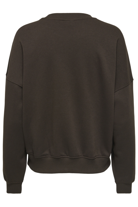 Jacqueline de Yong bruine dames sweater | Achteraanzicht