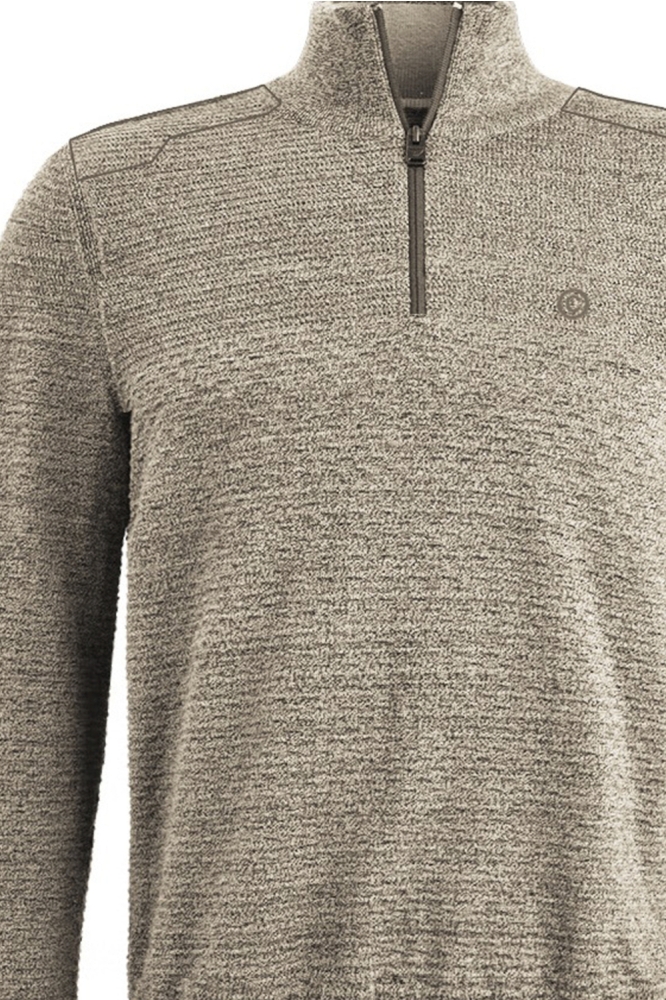 Jack & Jones grijze heren trui | Close up