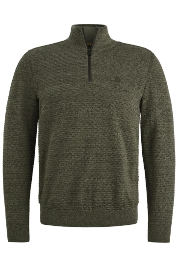 Jack & Jones Trui JCOLEAGUE KNIT HIGH NECK SMU 12313167 Dusty Olive/With black