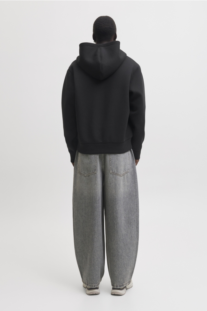 Jack & Jones zwarte heren vest | Model achteraanzicht
