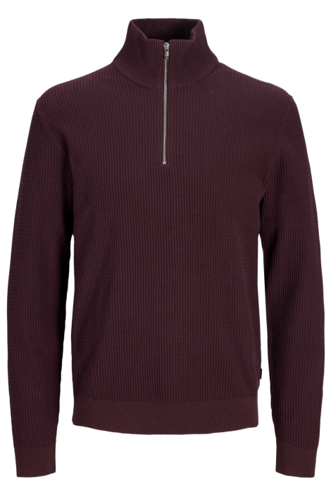 Jack & Jones bordeaux heren trui | Vooraanzicht