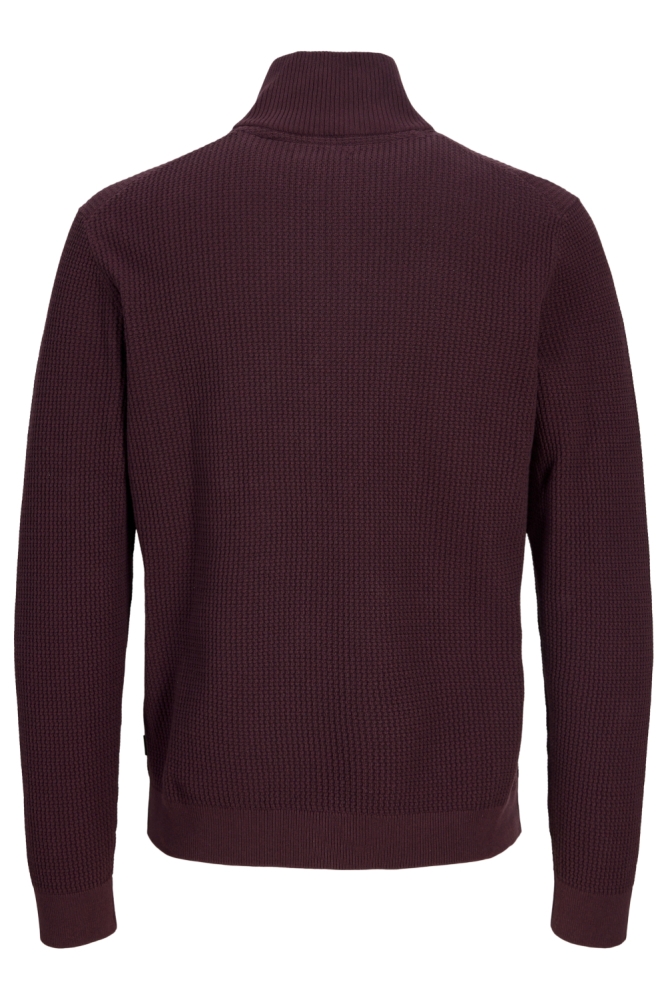 Jack & Jones bordeaux heren trui | Achteraanzicht