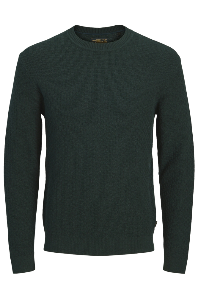 Jack & Jones groene heren trui | Vooraanzicht