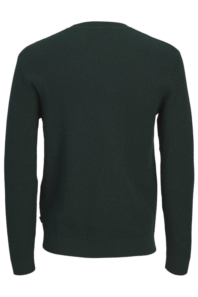 Jack & Jones groene heren trui | Achteraanzicht