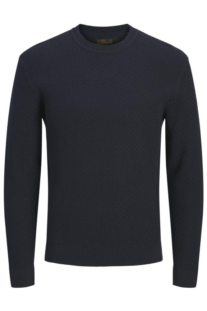 Jack & Jones blauwe heren trui | Vooraanzicht