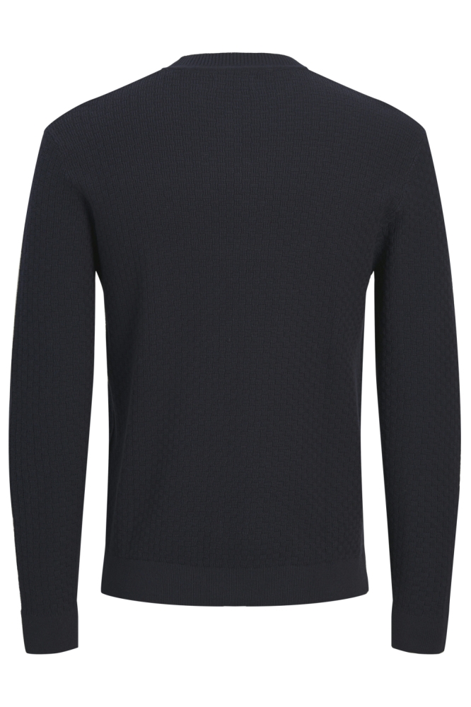Jack & Jones blauwe heren trui | Achteraanzicht