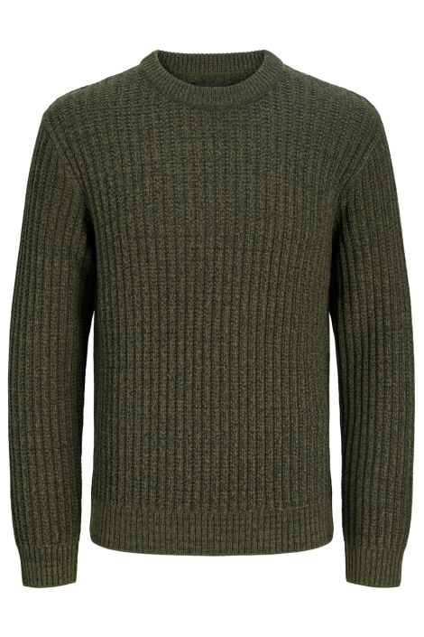 Jack & Jones groene heren trui | Vooraanzicht