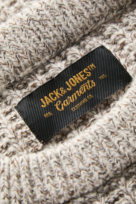 Jack & Jones beige heren trui | Close up