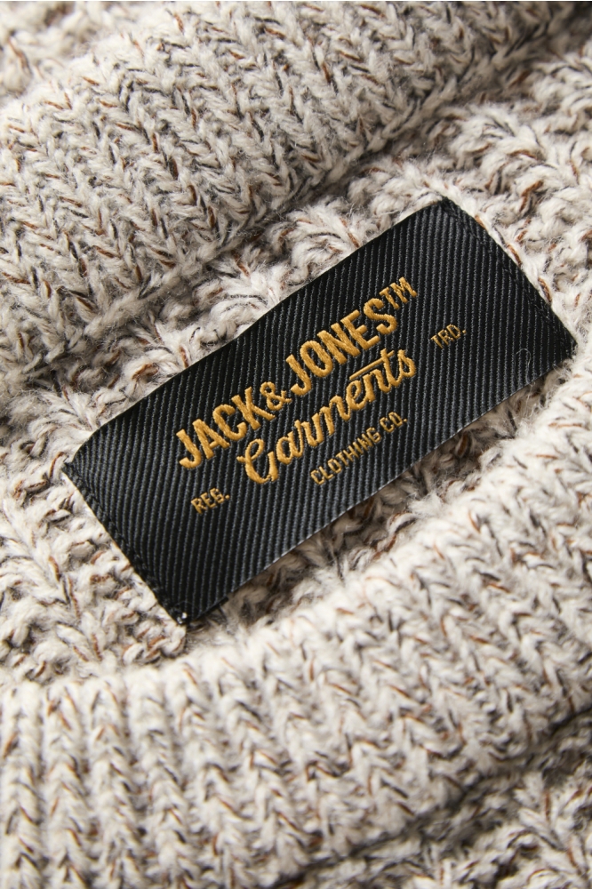 Jack & Jones beige heren trui | Close up