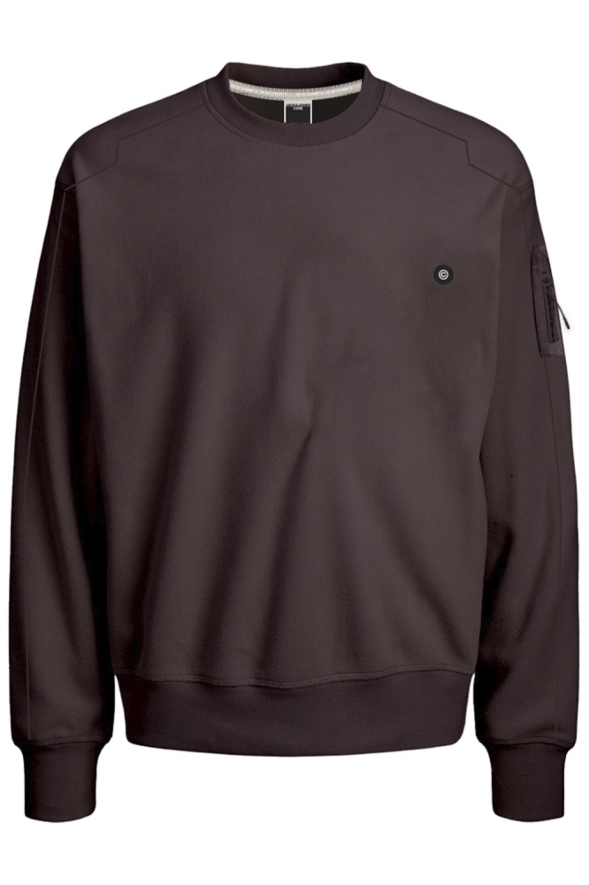Jack & Jones bordeaux heren trui | Vooraanzicht