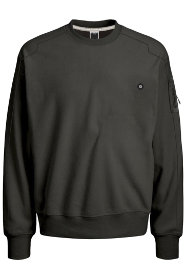 Jack & Jones Trui JCOJOE SWEAT CREW NECK SMU 12271424 Peat